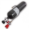 6.8L 300bar carbon fiber cylinder with gauged valve with filling station